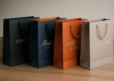 Bolsas boutique de lujo personalizadas