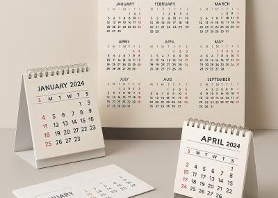 Calendarios personalizados