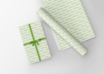 Papel de regalo personalizado